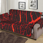 Lava Burning Print Sofa Protector