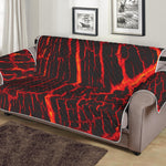 Lava Burning Print Sofa Protector