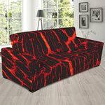 Lava Burning Print Sofa Slipcover