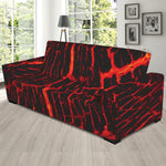 Lava Burning Print Sofa Slipcover