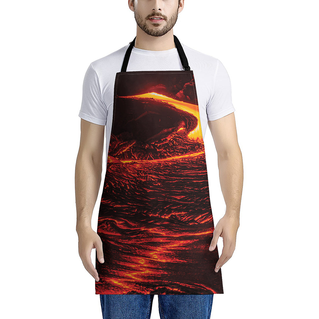 Lava Flow Print Apron