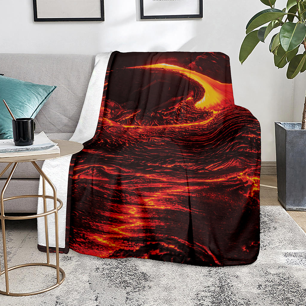 Lava Flow Print Blanket