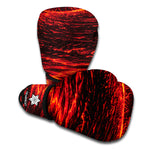 Lava Flow Print Boxing Gloves