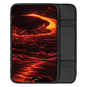 Lava Flow Print Car Center Console Cover