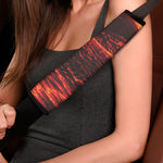 Lava Flow Print Car Seat Belt Covers