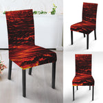 Lava Flow Print Dining Chair Slipcover