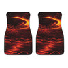 Lava Flow Print Front Car Floor Mats