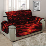 Lava Flow Print Half Sofa Protector