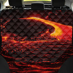 Lava Flow Print Pet Car Back Seat Cover