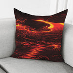 Lava Flow Print Pillow Cover