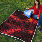 Lava Flow Print Quilt