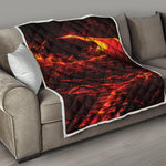 Lava Flow Print Quilt