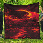 Lava Flow Print Quilt