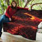 Lava Flow Print Quilt