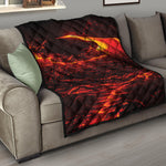 Lava Flow Print Quilt