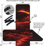 Lava Flow Print Recliner Protector