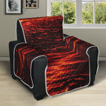 Lava Flow Print Recliner Protector