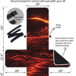 Lava Flow Print Recliner Protector