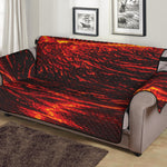 Lava Flow Print Sofa Protector