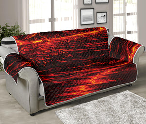 Lava Flow Print Sofa Protector