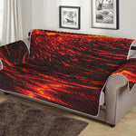 Lava Flow Print Sofa Protector