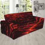 Lava Flow Print Sofa Slipcover