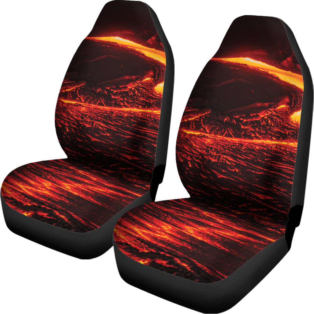 Lava Flow Print Universal Fit Car Seat Covers