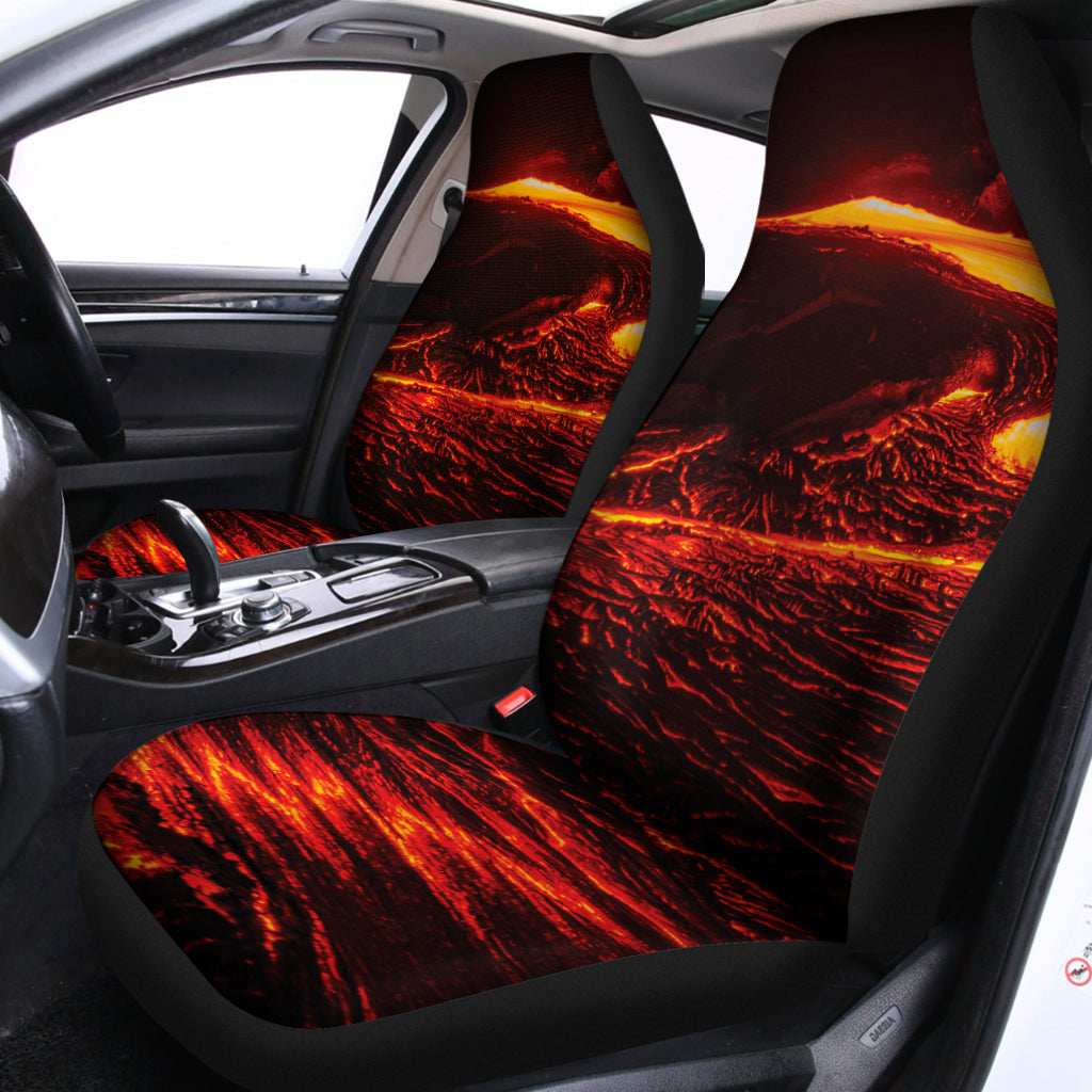 Lava Flow Print Universal Fit Car Seat Covers