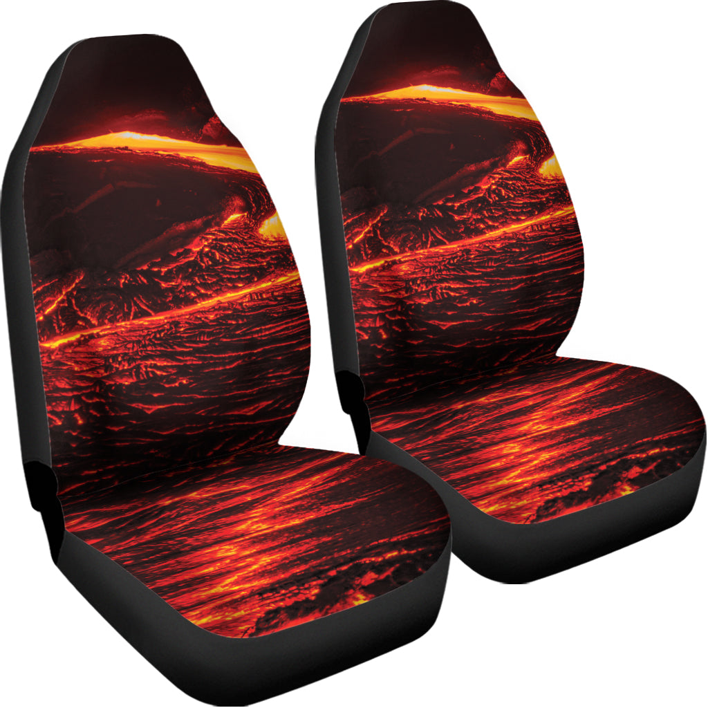 Lava Flow Print Universal Fit Car Seat Covers