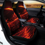 Lava Flow Print Universal Fit Car Seat Covers