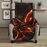 Lava Print Armchair Protector