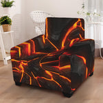 Lava Print Armchair Slipcover