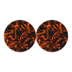 Lava Print Car Coasters