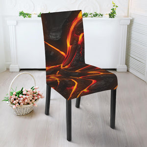 Lava Print Dining Chair Slipcover