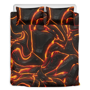 Lava Print Duvet Cover Bedding Set