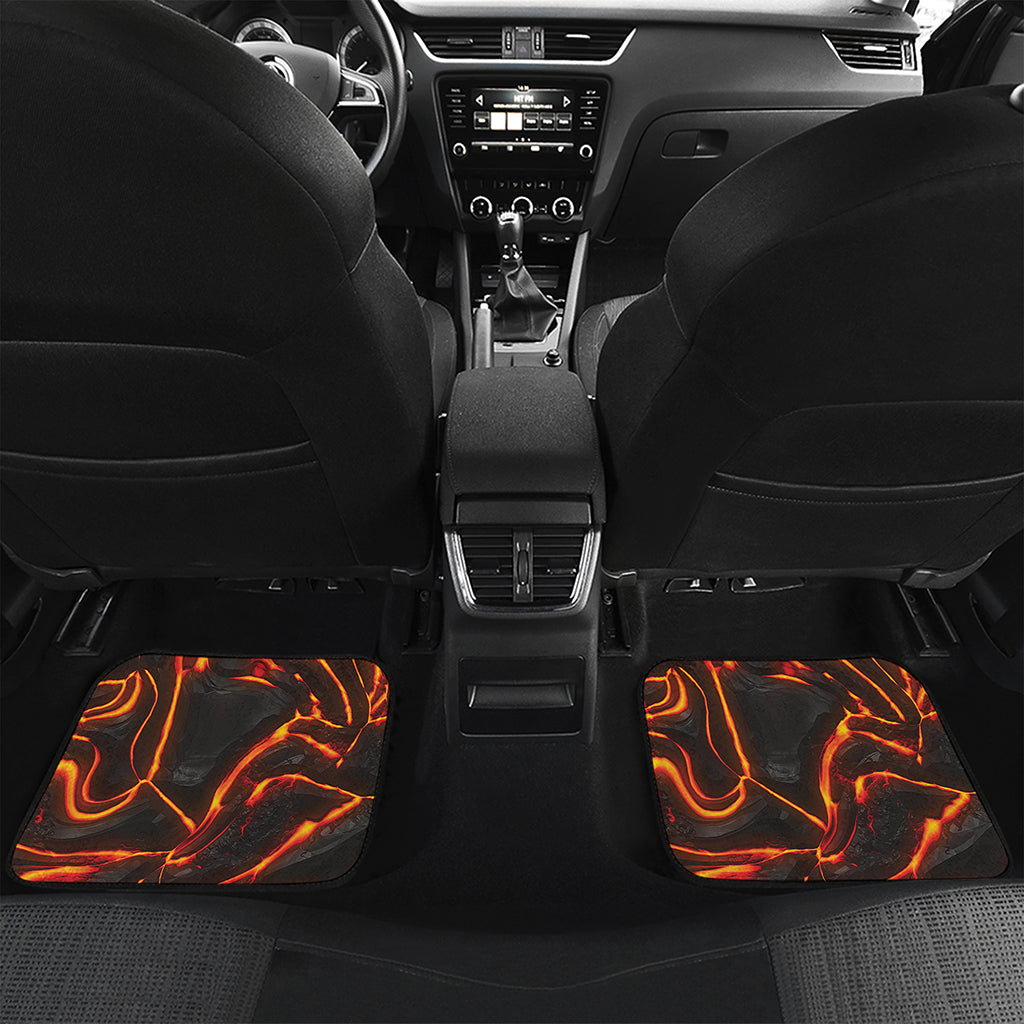 Lava Print Front and Back Car Floor Mats