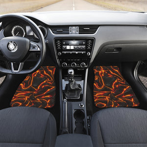 Lava Print Front Car Floor Mats