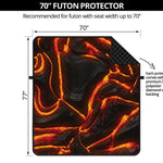 Lava Print Futon Protector