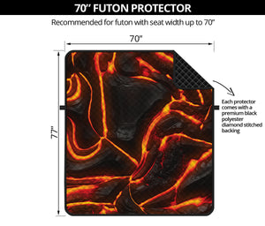 Lava Print Futon Protector