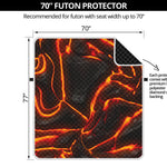 Lava Print Futon Protector