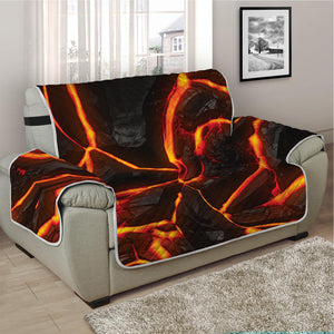 Lava Print Half Sofa Protector