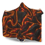 Lava Print Hooded Blanket