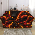 Lava Print Loveseat Slipcover