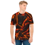 Lava Print Men's T-Shirt