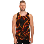 Lava Print Men's Tank Top