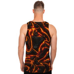 Lava Print Men's Tank Top