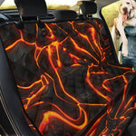 Lava Print Pet Car Back Seat Cover