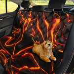 Lava Print Pet Car Back Seat Cover