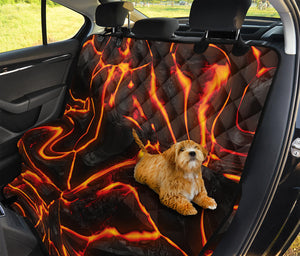 Lava Print Pet Car Back Seat Cover