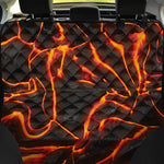 Lava Print Pet Car Back Seat Cover